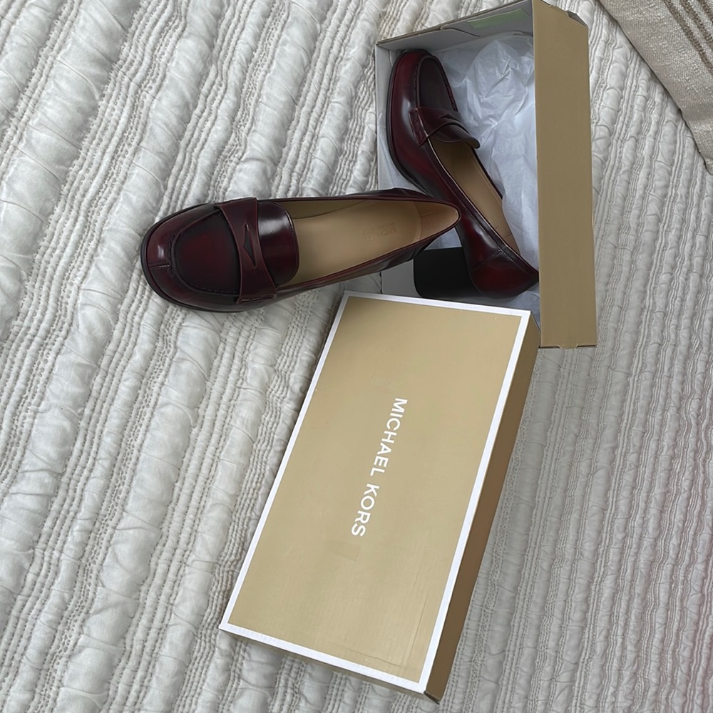 COPY - Michael Kors Buchanan Mid Loafer Brandy Size 9.5 Brand new in original b…